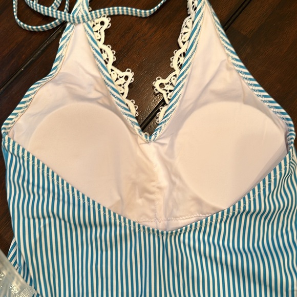 New In Bag Ladies Small Blue/White One Piece - Picture 7 of 7